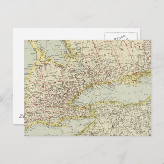 Quebec, Ontario, Canada Briefkaart (Voorkant / Achterkant)