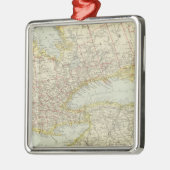 Quebec, Ontario, Canada Metalen Ornament (Links)