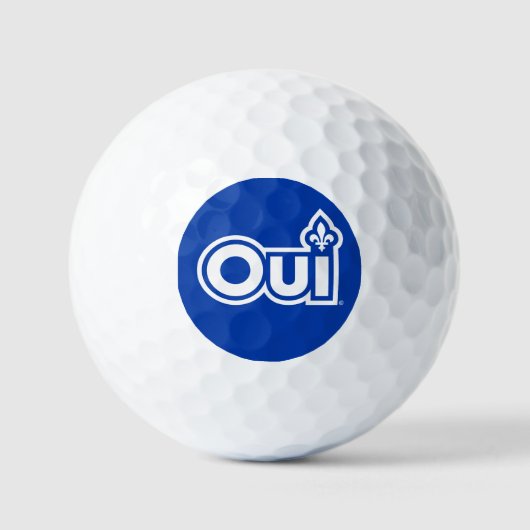 Québec OUI Golfballen (Voorkant)