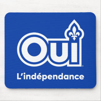 Quebec OUI Onafhankelijkheid Muismat