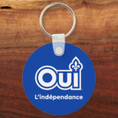 Quebec OUI Onafhankelijkheid Sleutelhanger (Achterkant)