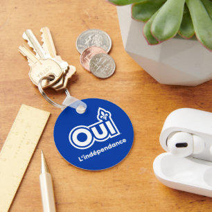 Quebec OUI Onafhankelijkheid Sleutelhanger