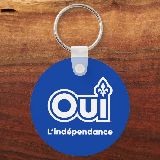 Quebec OUI Onafhankelijkheid Sleutelhanger (Voorkant)