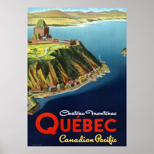 QUEBEC POSTER (Voorkant)