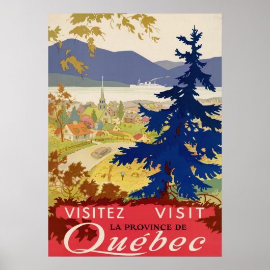 QUEBEC POSTER (Voorkant)
