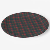 Quebec Provinciale Tartan Papieren Bordje (Gekanteld)