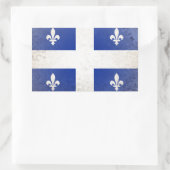 Quebec Rechthoekige Sticker (Tas)