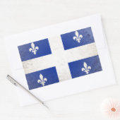 Quebec Rechthoekige Sticker (Envelop)