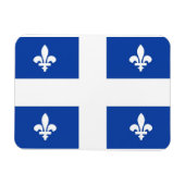 quebec - regio canada - vlag magneet (Horizontaal)