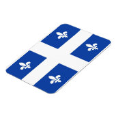 quebec - regio canada - vlag magneet (Linkerzijde)
