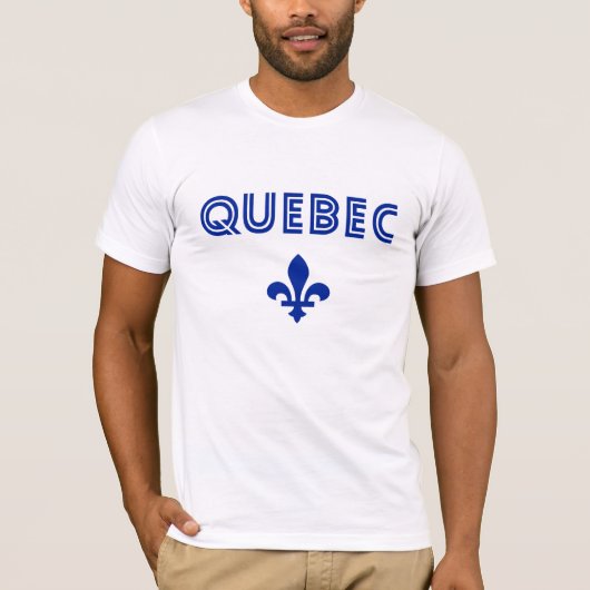 Quebec Retro T-shirt (Voorkant)