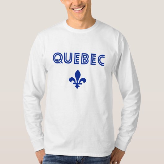 Quebec Retro T-shirt (Voorkant)