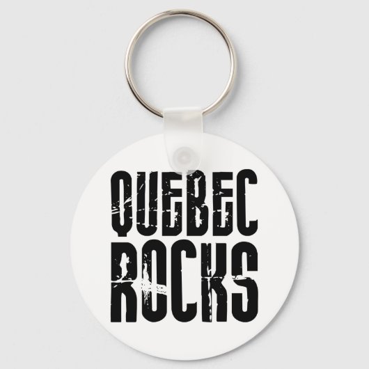 Quebec Rocks Sleutelhanger (Voorkant)