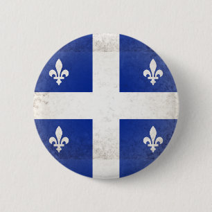 Quebec Ronde Button 5,7 Cm