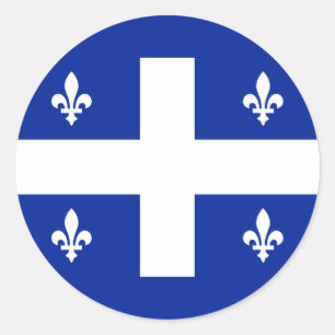 quebec ronde sticker