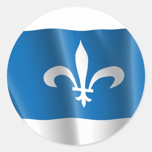 QUEBEC RONDE STICKER (Voorkant)