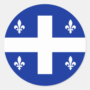 quebec ronde sticker