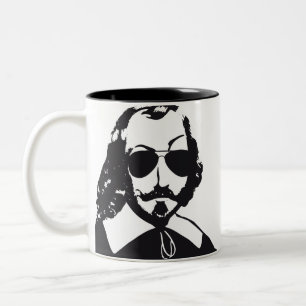 Québec Samuel Champlain Hipster pilotenbril Tweekleurige Koffiemok