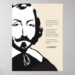 Québec Samuel de Chamclear 1608 Nouvelle-Frankrijk Poster