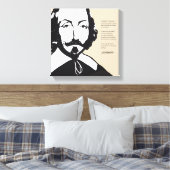Québec Samuel de ChamPlain 1608 Citation Français Canvas Afdruk (Insitu (Slaapkamer))