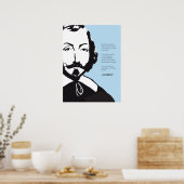 Québec Samuel de Champlain 1608 Nieuw-Frankrijk Poster (Keuken)