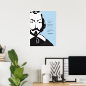 Québec Samuel de Champlain 1608 Nieuw-Frankrijk Poster (Thuiskantoor)