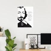 Québec Samuel de Champlain 1608 Nieuw-Frankrijk Poster (Thuiskantoor)