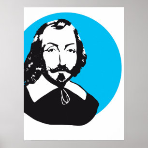 Québec Samuel de Champlain 1608 Nieuw-Frankrijk Poster