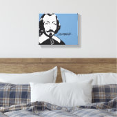 Québec Samuel de ChamPlain 1608 Signature Français Canvas Afdruk (Insitu (Slaapkamer))