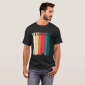 Quebec Skyline Canada Pride Vacation Travel Canadi T-shirt (Voorkant volledig)
