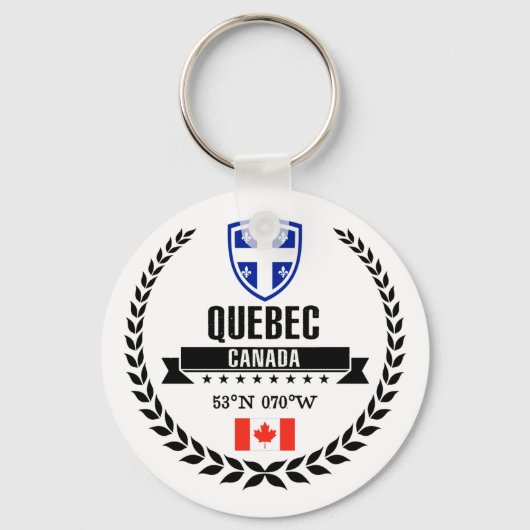 Quebec Sleutelhanger (Voorkant)