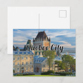 QUEBEC-STAD ANSICHTKAART BRIEFKAART (Voorkant / Achterkant)