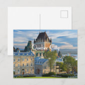 QUEBEC STAD ANSICHTKAART BRIEFKAART (Voorkant / Achterkant)