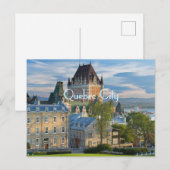 QUEBEC STAD ANSICHTKAART BRIEFKAART (Voorkant / Achterkant)
