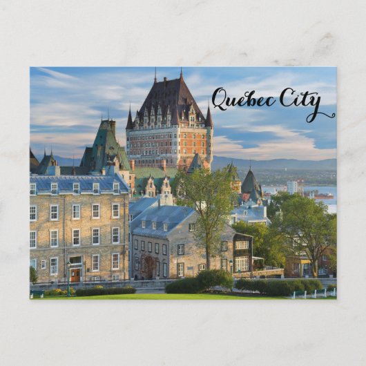 QUEBEC STAD ANSICHTKAART BRIEFKAART (Voorkant)