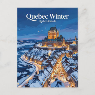 Quebec Stad Canada Briefkaart
