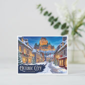 Quebec Stad Canada Briefkaart (Staand voorkant)