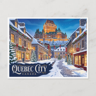 Quebec Stad Canada Briefkaart