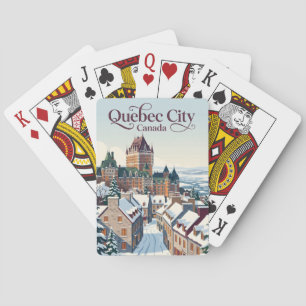 Quebec Stad Canada Pokerkaarten