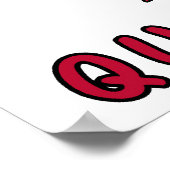 Quebec Stad Pools Canadees Leaf Poster (Hoek)