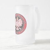Quebec Stad Poolse Canadese Eagle Matglas Bierpul (Voorkant rechts)