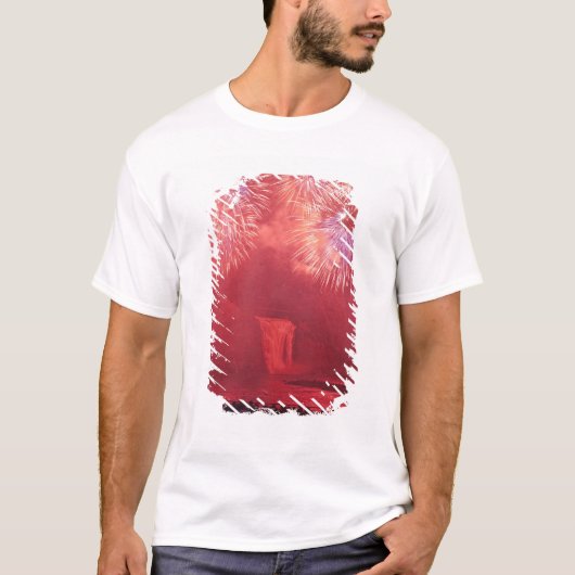 Quebec Stad, Quebec, Canada. Vuurwerk bij Parc T-shirt (Voorkant)