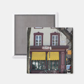 Quebec stad scene magneet (Voorkant / Achterkant)