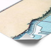 Quebec Stadsplattegrond 1906 Glossy Poster (Hoek)