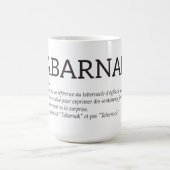 Québec Tabarnak Juron Joual Humor Français Magische Mok (Midden)