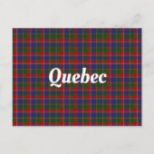 Quebec Tartan Pset Briefkaart (Voorkant)