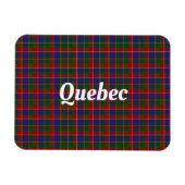 Quebec Tartan Pset Magneet (Horizontaal)