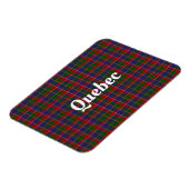Quebec Tartan Pset Magneet (Linkerzijde)