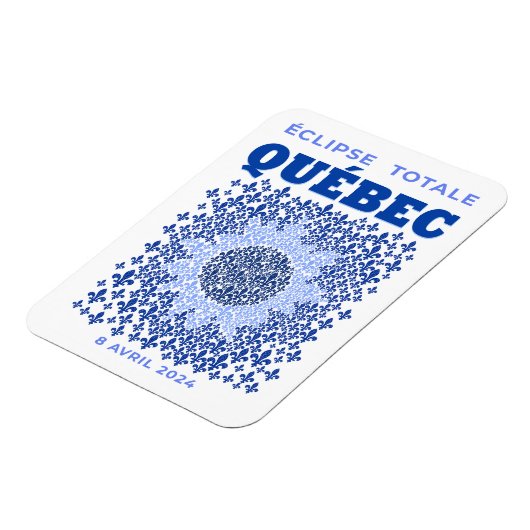 Quebec Total Eclipse Flexibele Fotomagneet Magneet (Linkerzijde)