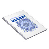 Quebec Total Eclipse Spiral Photo Notitieboek (Rechterzijde)